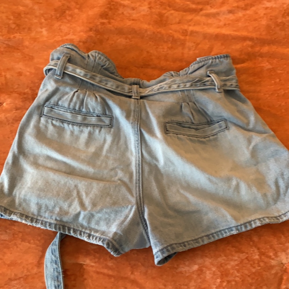 High Rise Button Shorts - Picture 2 of 2